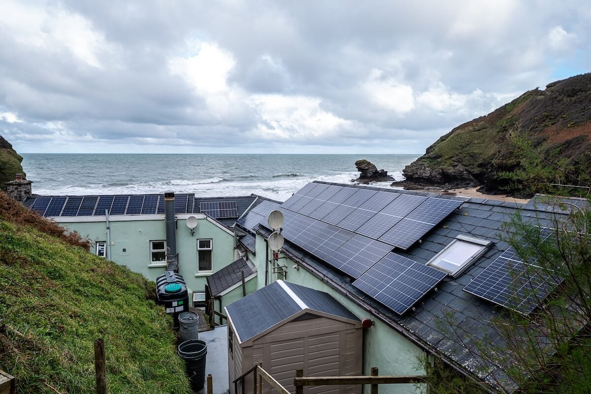 solar panel installation llangrannog